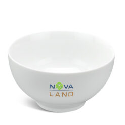 Chén cơm 10.5 cm – Camellia – TrắngIn Logo Nova Land HG