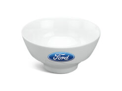 Chén Sứ Ăn Cơm Minh Long Loa Kèn – Trắng In Logo Ford HG