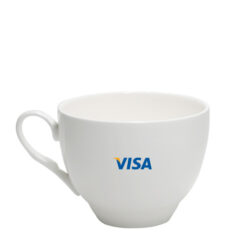 Ly sứ trắng TCT 1019 in logo Visa HG
