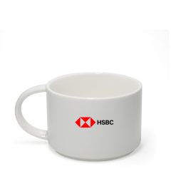 Ly sứ trắng TCT 1021 in logo HSBC HG