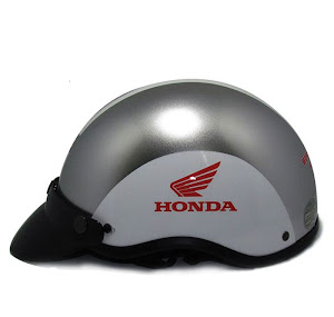 Mũ bảo hiểm in logo honda nhựa ABS cho doanh nghiệp MBHLGQBV25